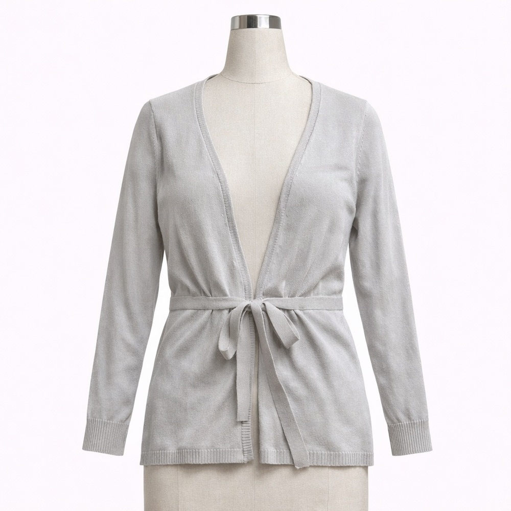 Y2K Willi Smith Babydoll Tie-Front Cardigan